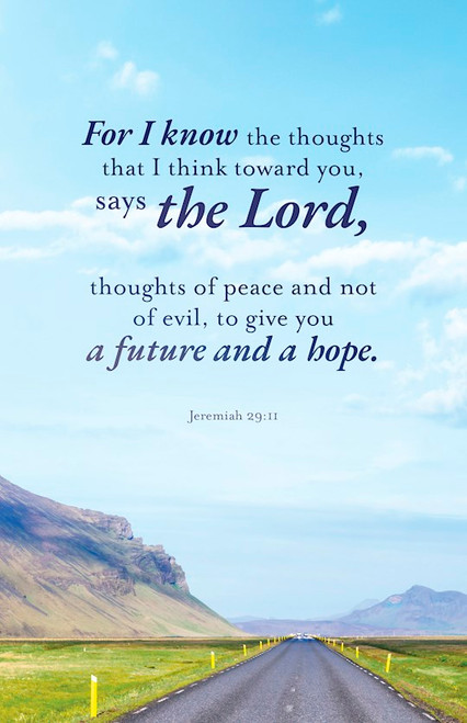 Bulletin-Graduation: For I Know The Thoughts...A Future And A Hope (Pack Of 100) by Broadman & Holman
