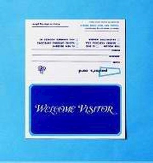 Visitor Card-Welcome Visitor (#WV-7) (Pack of 100) by Broadman & Holman