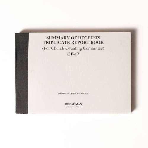 Finance-Summary Of Receipts Book In Triplicate (CF17) (Book Of 50) by Broadman & Holman