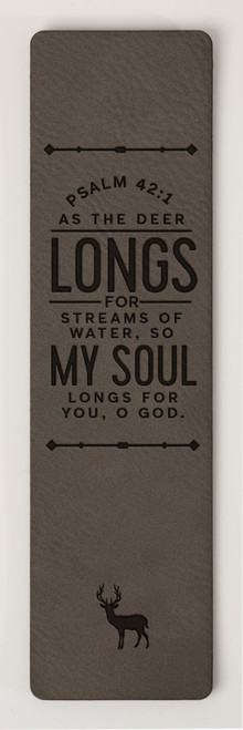 Bookmark-As The Deer Longs For Streams... (Psalm 42:1) by Dexsa