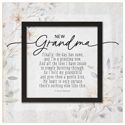Plaque-Layered Grace-New Grandma (6 x 6) by Dexsa