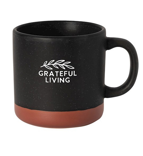 Designer Mugs-Heartside-Grateful Living (14 Oz) by Dexsa
