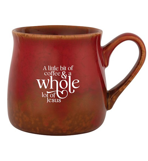 Designer Mugs-Reactive-A Little Bit Of Coffee & A Whole (16 Oz) by Dexsa