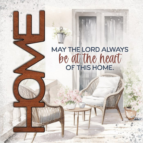 Magnet-Crafted Remindables-Home-May The Lord Always (3.5 Sq) by Dexsa
