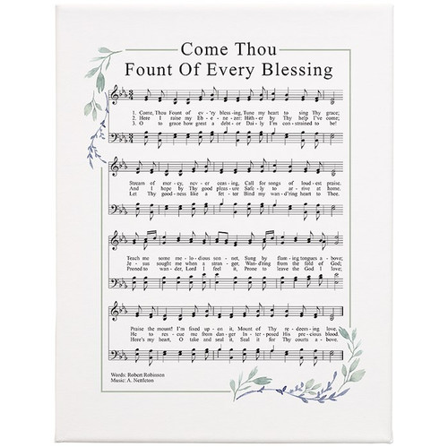 Wrapped Canvas-Come Thou Font (17 x 13) by The Good Shepherd