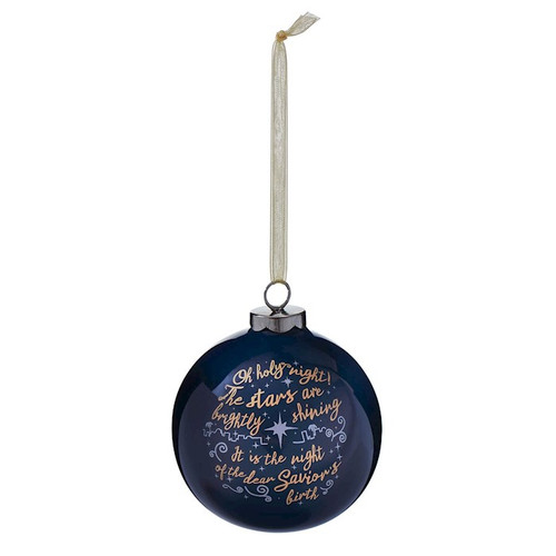 Ornament-Oh Holy Night (3.1 Dia Round) by Christian Art Gift