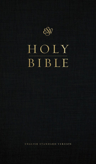 ESV Church Bible (RL)-Black Hardcover by English Standard V