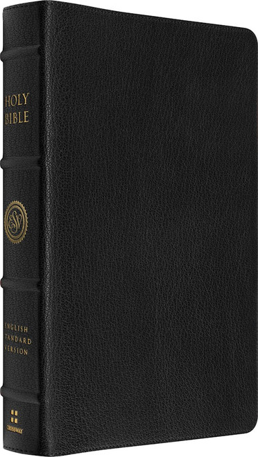 ESV Heirloom Bible Veritas Heritage Edition/Single Column-Black Goatskin by English Standard V