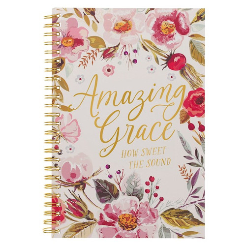 Notebook-Wirebound-Amazing Grace by Christian Art Gift
