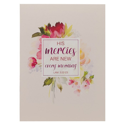 Notebook-Medium-His Mercies are New by Christian Art Gift