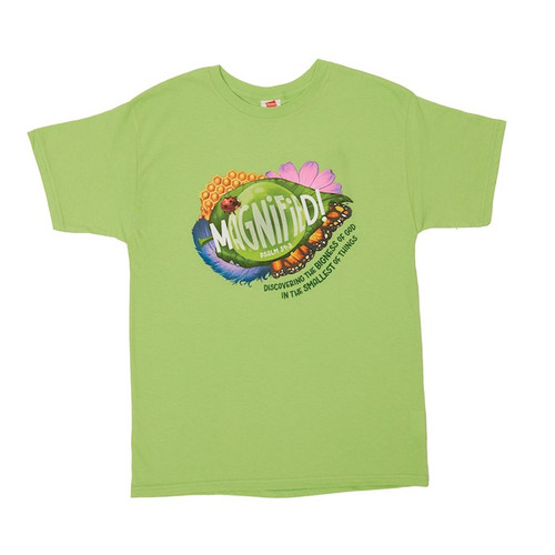 VBS-Magnified!: Youth Theme T-Shirt Size Large (Size 14-16)-Green (2025) by LifeWay Kids