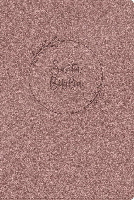RVR 1960 Biblia Letra Gigante con Referencias (Giant Print Bible w/References)-Pearl Pink LeatherTouch Indexed by B&H Espa±ol