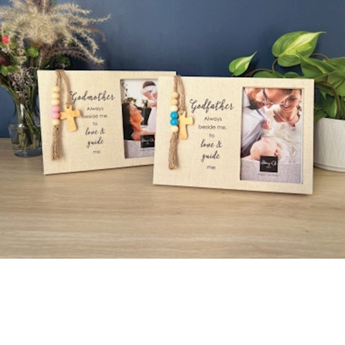 Frame-Always Beside Me/Godmother (Holds 4" x 6") (6.5" x 9") by CA Gift