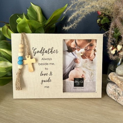 Frame-Always Beside Me/Godfather (Holds 4" x 6") (6.5" x 9") by CA Gift