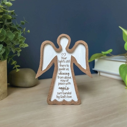 Home Decor-Standing Angel (5" x 4" x 1") by CA Gift
