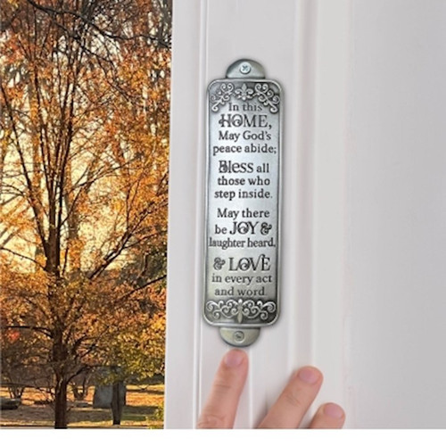 Blessing Wall Plaque-In This Home (Silver) (1.5" x 6") by CA Gift