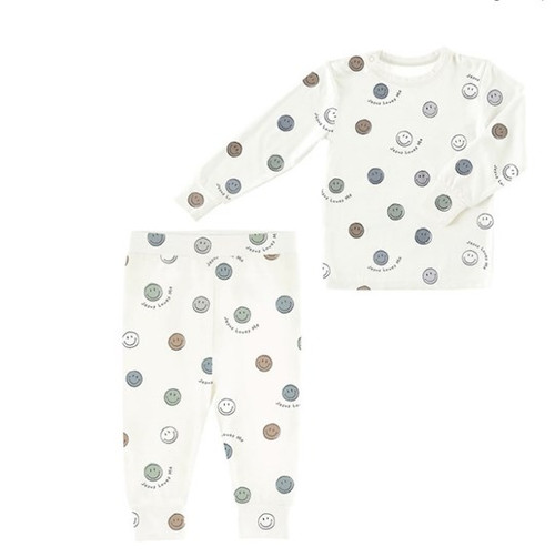 Baby-Pajama Set-Jesus Loves Me (6-12 Months) by Stephan Baby