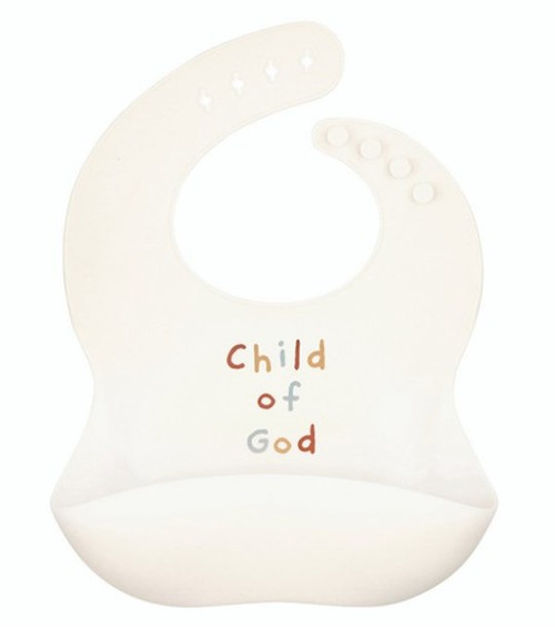 Silicone Bib-Child Of God (0-24 Mths) by Stephan Baby