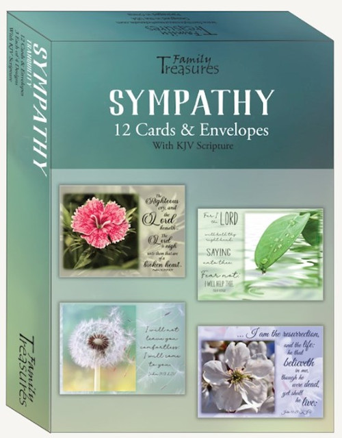 Card-Boxed-Sympathy-Tranquility (Box Of 12) by Family Treasures