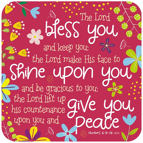 Coaster-Bless You (pink) (Pack of 6 for individual sale)