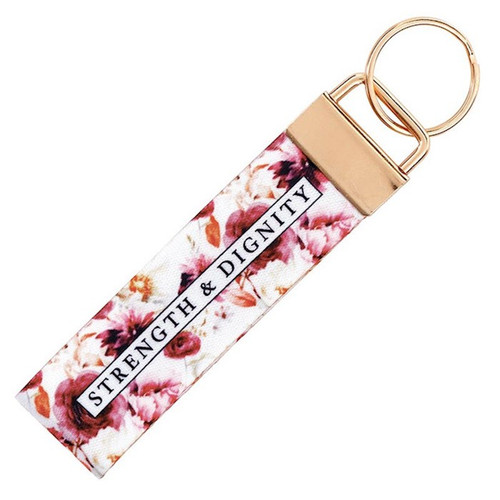 Keychain-Strength & Dignity by CB Gift