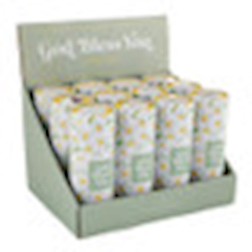 Tissue Display-God Bless You-Daisy White (12 Tubes) by CB Gift