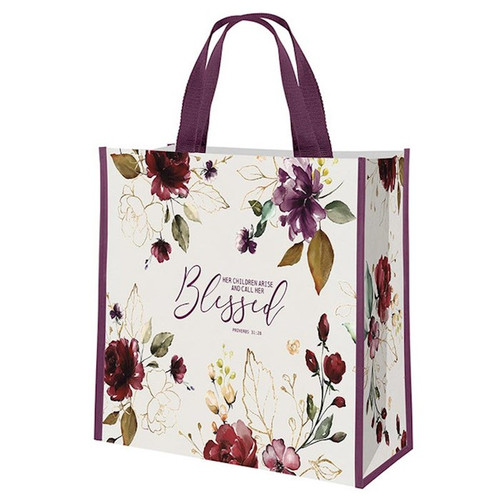 Tote-Her Children Will Arise And Call Her Blessed (14" x 16" x 8.5" ) by P Graham Dunn