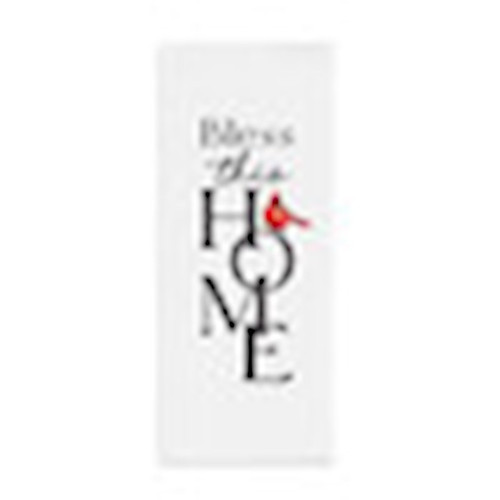 Tea Towel-Bless This Home (16" x 28") (Pack Of 6) by P Graham Dunn
