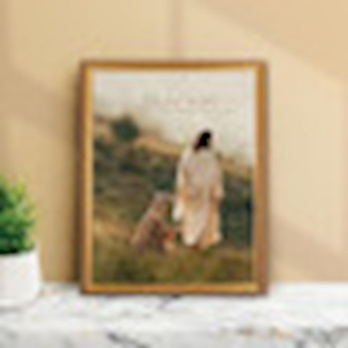 Framed Art-Take Heart Daughter (13.75" x 17.75") by P Graham Dunn