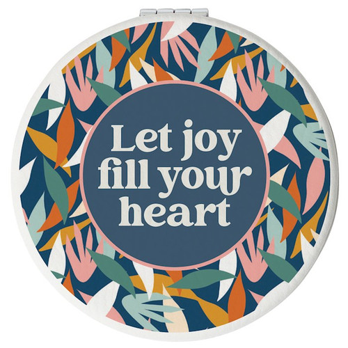 Compact Mirror-Let Joy Fill Your Heart by Dexsa