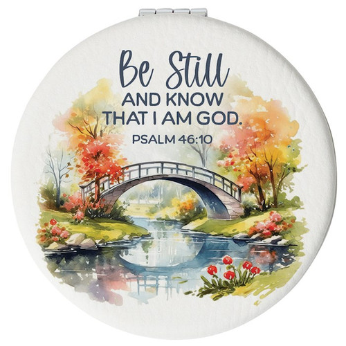 Compact Mirror-Be Still And Know by Dexsa
