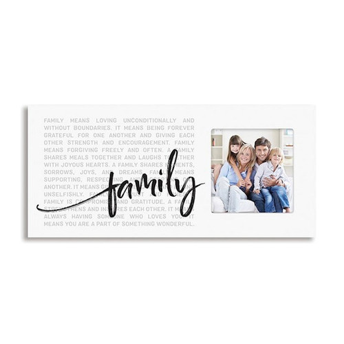 Photo Frame-Family Means (15.75" x 7") by P Graham Dunn