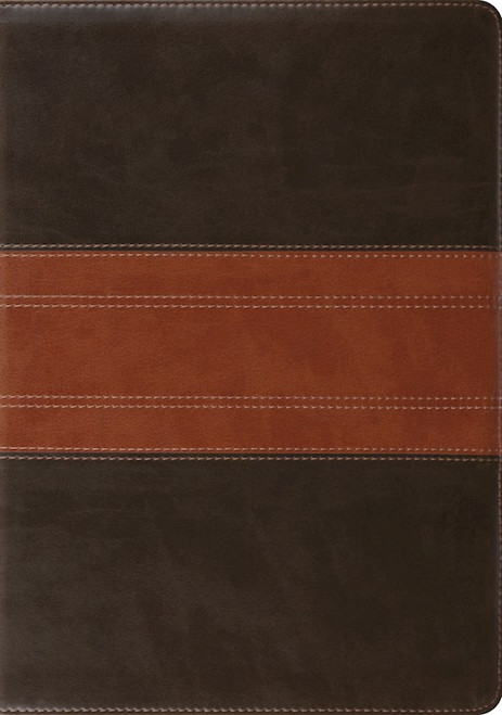 ESV Study Bible-Forest/Tan Trail Design TruTone by English Standard V
