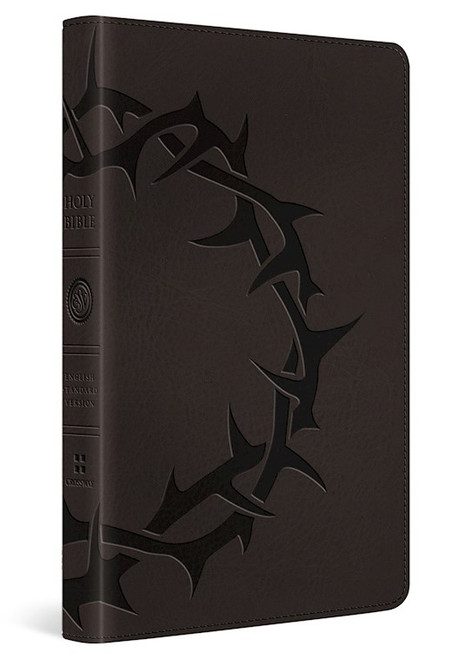 ESV Thinline Bible-Charcoal Crown Design TruTone by English Standard V