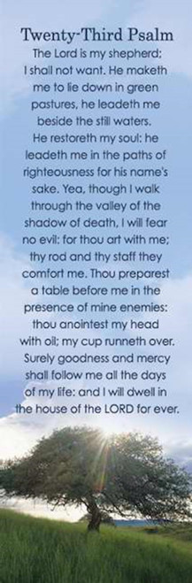 Bookmark-Twenty-Third Psalm (Pack Of 25) by Broadman & Holman
