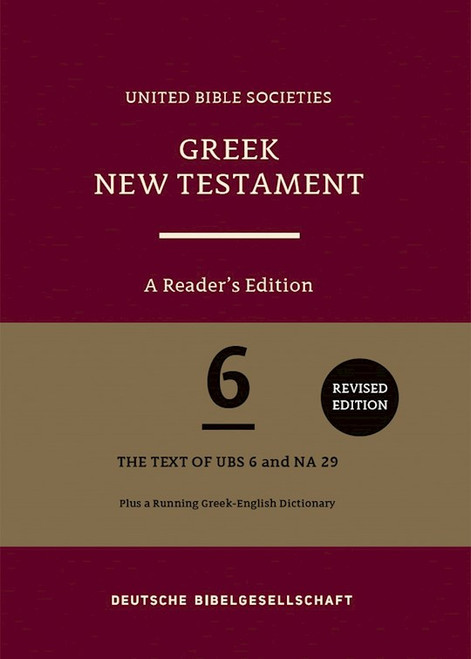 Greek New Testament (UBS6): A Reader's Edition-Hardcover by Newman Barclay M