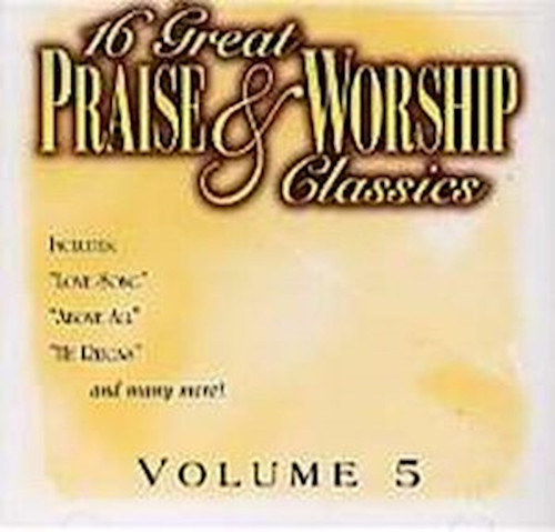 Audio CD-16 Great Praise & Worship Classics V5 by 16 Great Series