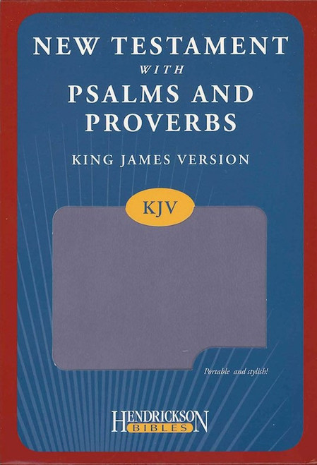 KJV New Testament With Psalms & Proverbs-Lilac Flexisoft by Hendrickson