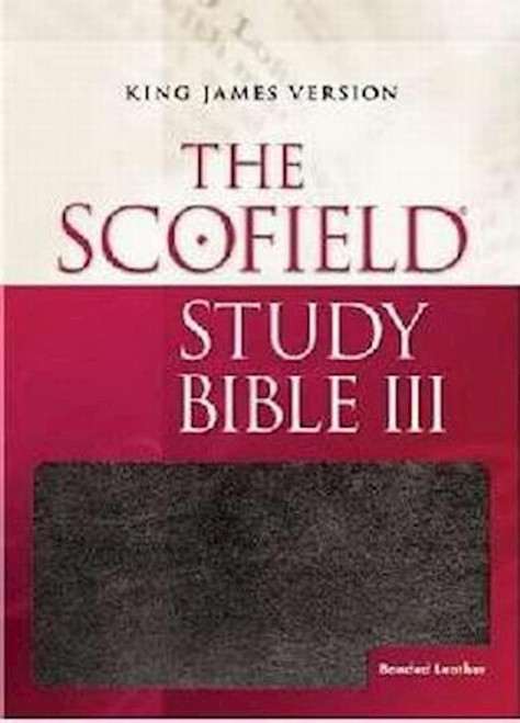 KJV Scofield Study Bible III-Black Bonded Leather Indexed by Scofield C I