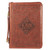 Bible Cover-Names Of God-Luxleather-Brown-LRG by Christian Art Gift