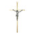 Wall Cross-Brass-Crucifix (7") by Jeweled Cross