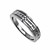 Span-Ring-Channel Cross-Walk By Faith (Womens)-Sz 8 by Stainless Steel