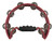 Instrument-Tambourine-Moon Shape-Red by Steel Cymbals