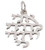 Necklace-Ani L'Dodi (Beloved) (Sterling Silver)-20" Chain (#9537) by Holy Land Gifts