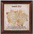 Framed Art-Isaiah 53:5 Replica In Hebrew (16.5" x 16.5") (#21162) by Holy Land Gifts