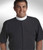 Clergy Shirt-Short Sleeve Banded Collar-17.5 In-Black by Short Sleeve/Black