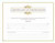Certificate-Ordination-Deacon w/Gold Foil Embossing (8-1/2" x 11) (Pack Of 6) by Broadman & Holman
