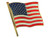 Lapel Pin-American Flag-Metal (Pack Of 6) by Swanson