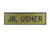 Badge-Jr Usher-Pin w/Safety Catch-Gold-Formica by Swanson