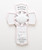 Wall Cross-Baptized In Christ-White/Pink (7.75") by Baptism